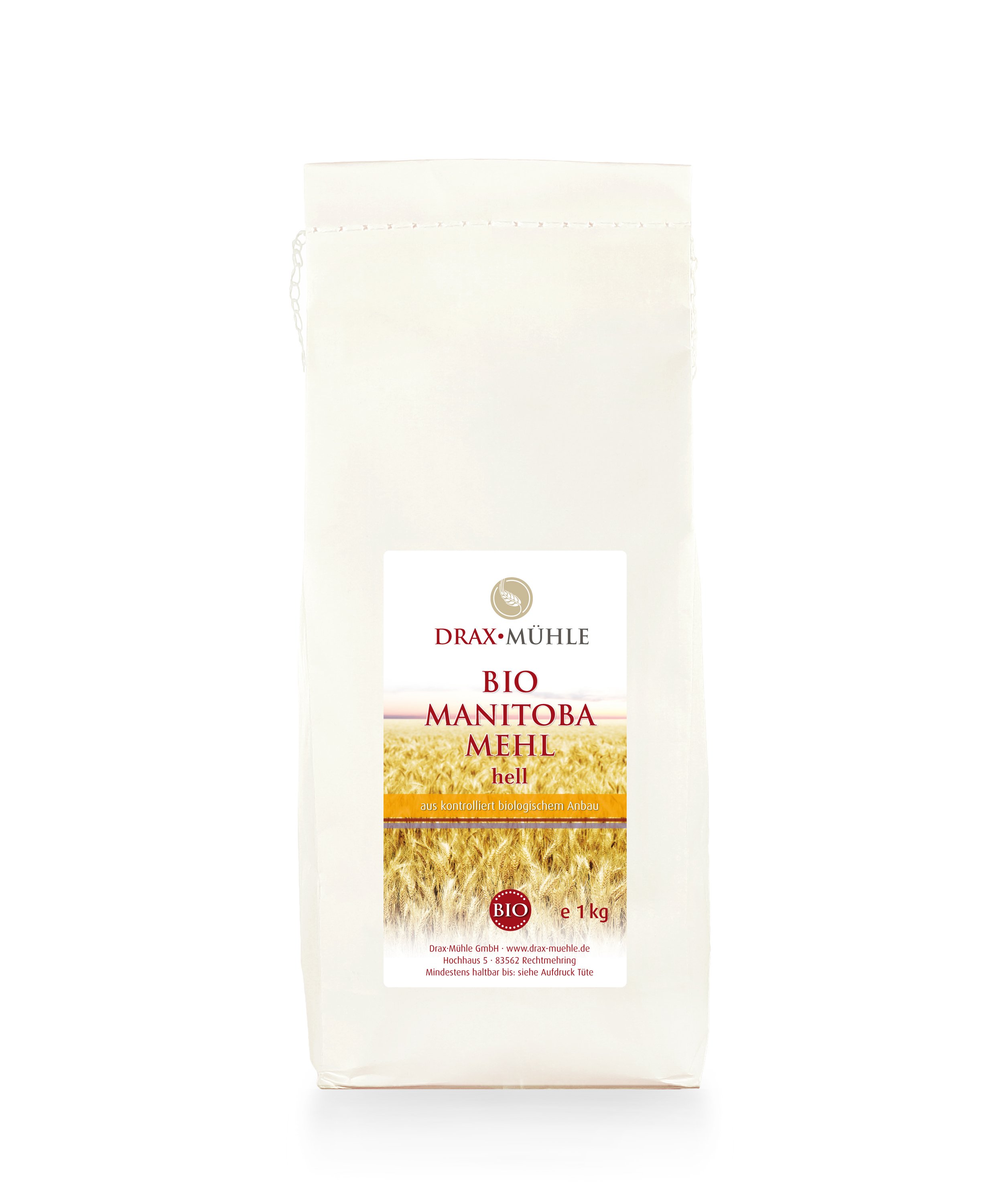 Bio Manitoba Mehl hell (extra backstark) * 1 kg Besondere Mehle