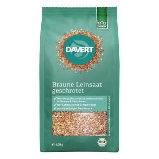 Bio Leinsaat geschrotet