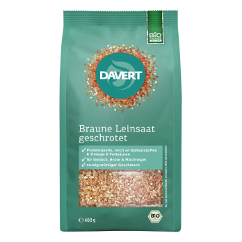 Bio Leinsaat geschrotet