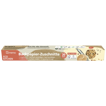 Backpapier Zuschnitte (30 Blatt)
