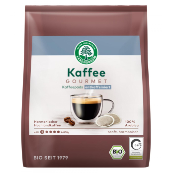 Gourmet Caffè Crema entkoffeiniert Kaffeepads