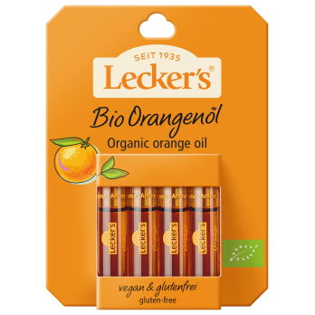 Lecker''s Orangenöl 4x 2 ml Pack