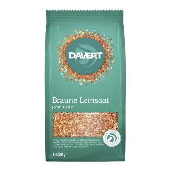 Bio Leinsaat geschrotet