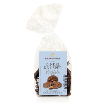 Dinkel Vollmilch-Mandelsplitter Knusperwaffeln * 150 g